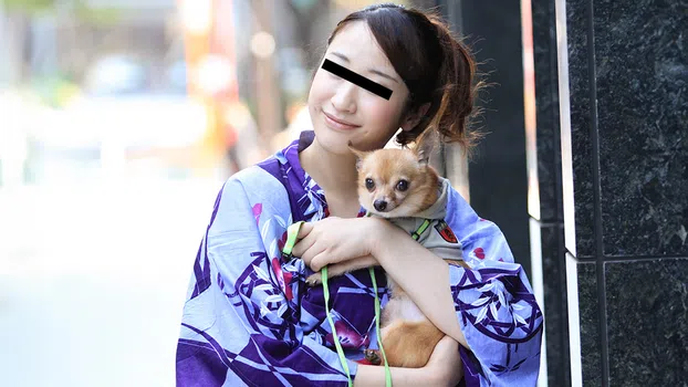 佐々木レイ：犬の散歩中に犬好きな浴衣美人をナンパゲット！